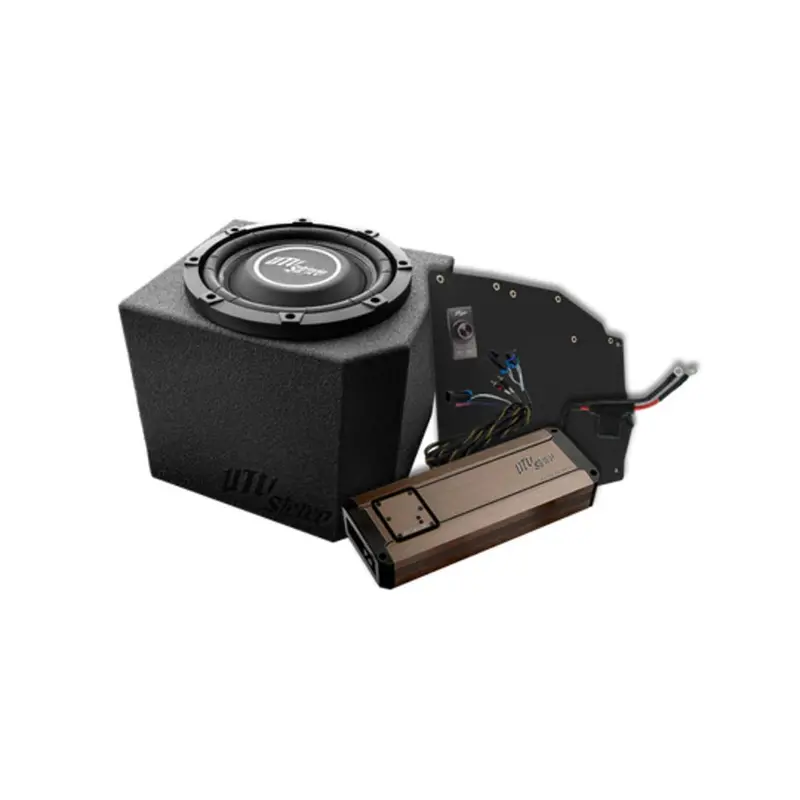 Utv Stereo Polaris Ranger 10" Single 1200W Subwoofer Kit 1