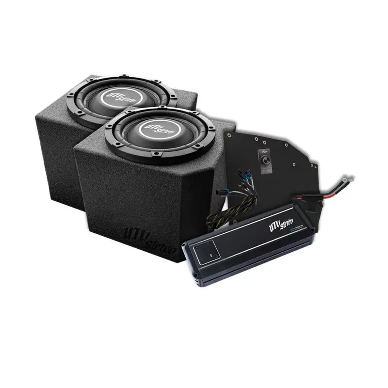 Utv Stereo Polaris Ranger 1000W Dual 10" Subwoofer Kit 1