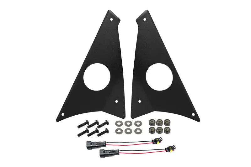 Utv Stereo Polaris Ranger 1500 A-Pillar Tweeter Adapter - Pair 1