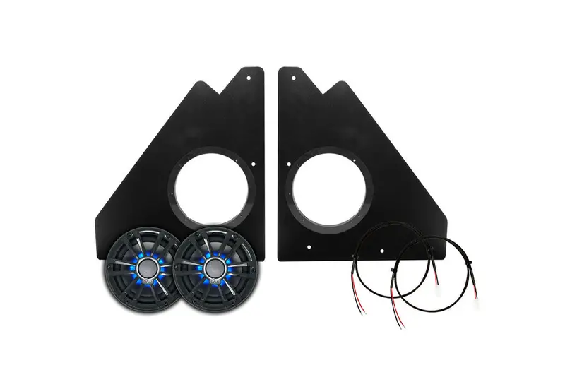 Utv Stereo Polaris Ranger 1500 Rear Overhead Speaker Kit 1