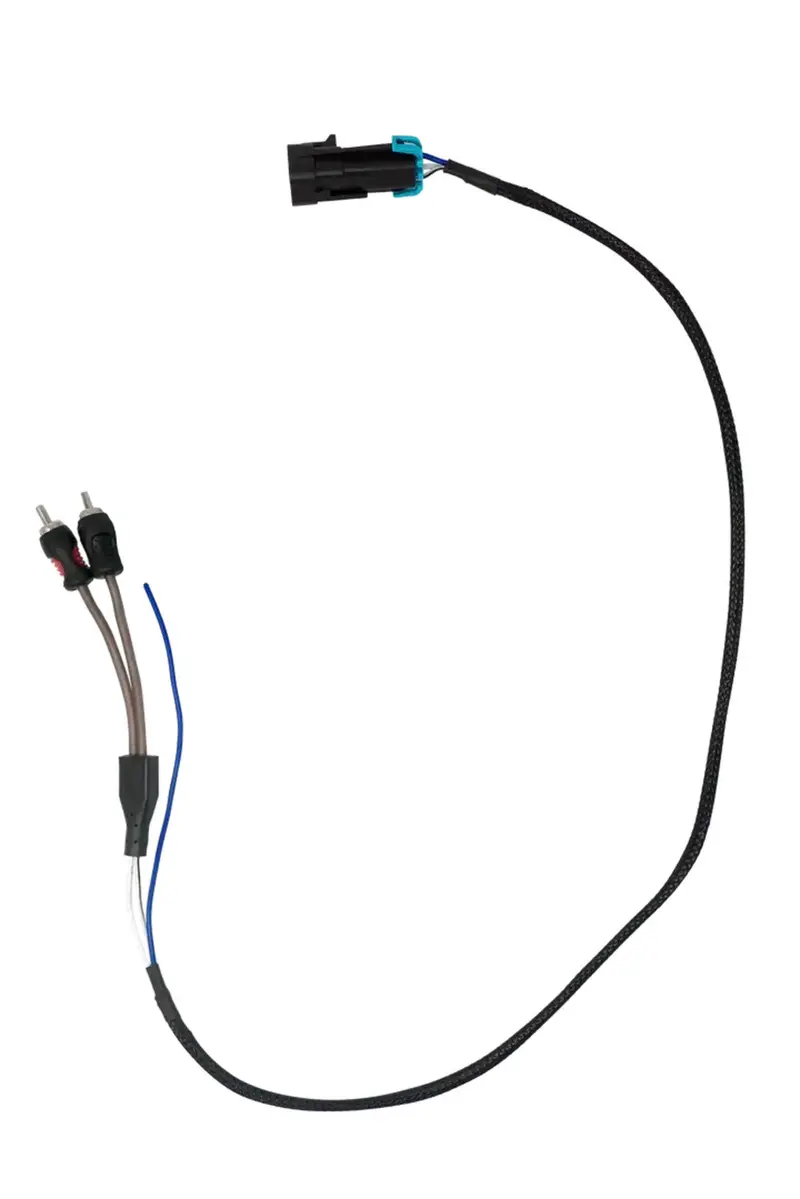 Utv Stereo Polaris Ranger 1500 Subwoofer Rca Output Harness 2