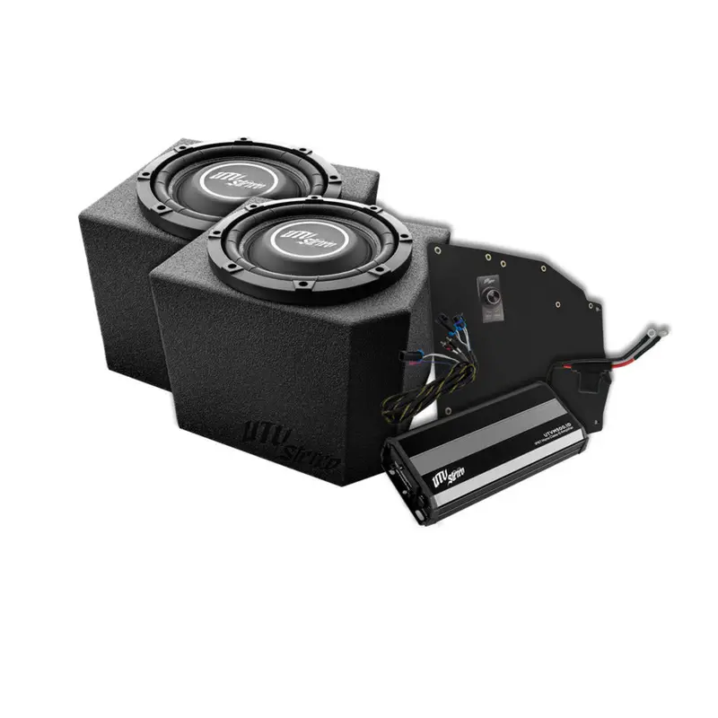 Utv Stereo Polaris Ranger 500W Dual 10" Subwoofer Kit 1