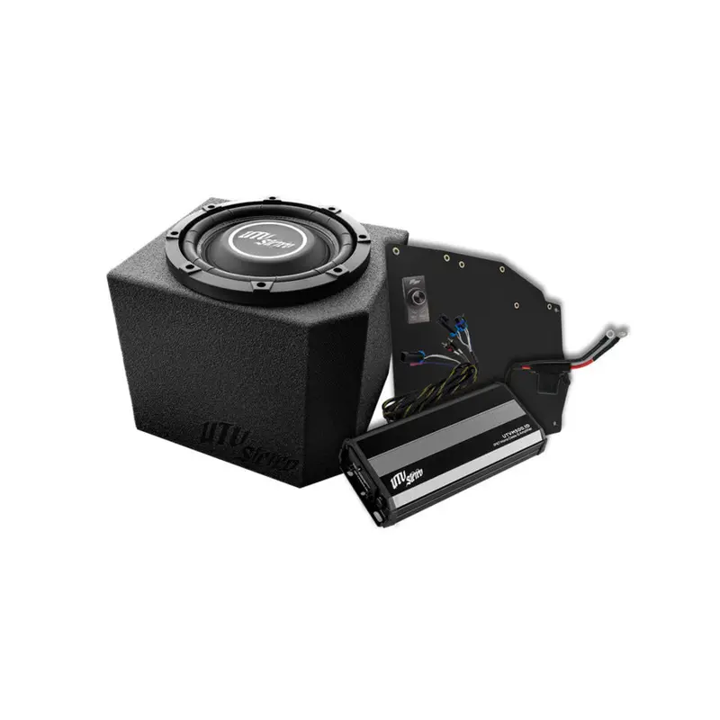 Utv Stereo Polaris Ranger 500W Single 10" Subwoofer Kit 1