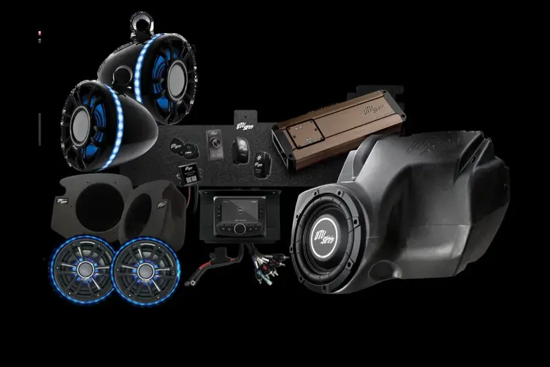Utv Stereo Polaris Rzr Elite Series Stage 6 Stereo Kit 1