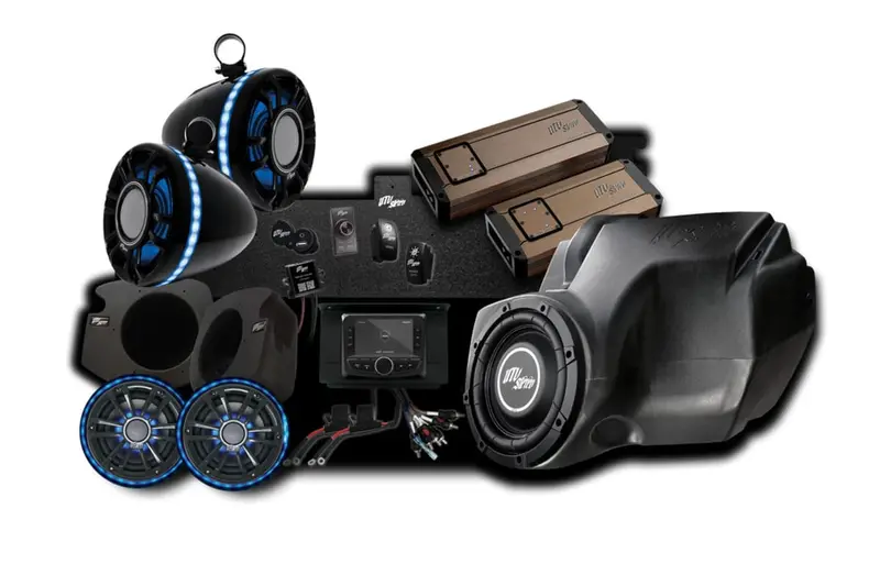 Utv Stereo Polaris Rzr Elite Series Stage 7 Stereo Kit 1