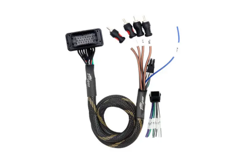 Utv Stereo Polaris Rzr Pro Series Ride Command Front & Rear Rca Output + Speaker Wire & Remote 1