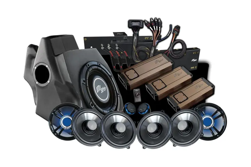 Utv Stereo Polaris Rzr Pro Series Ride Command Stage 8 Stereo Kit 1