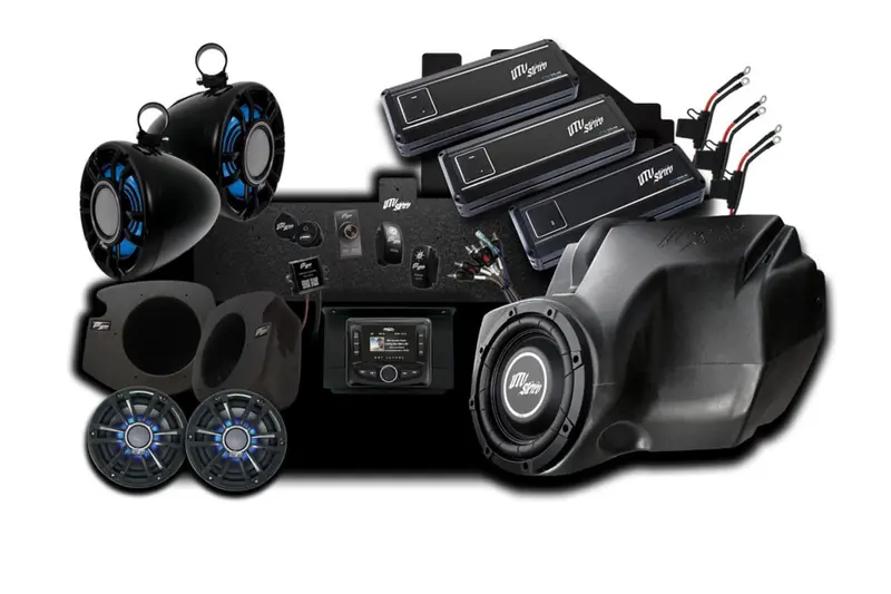 Utv Stereo Polaris Rzr Signature Series Stage 8 Stereo Kit 1