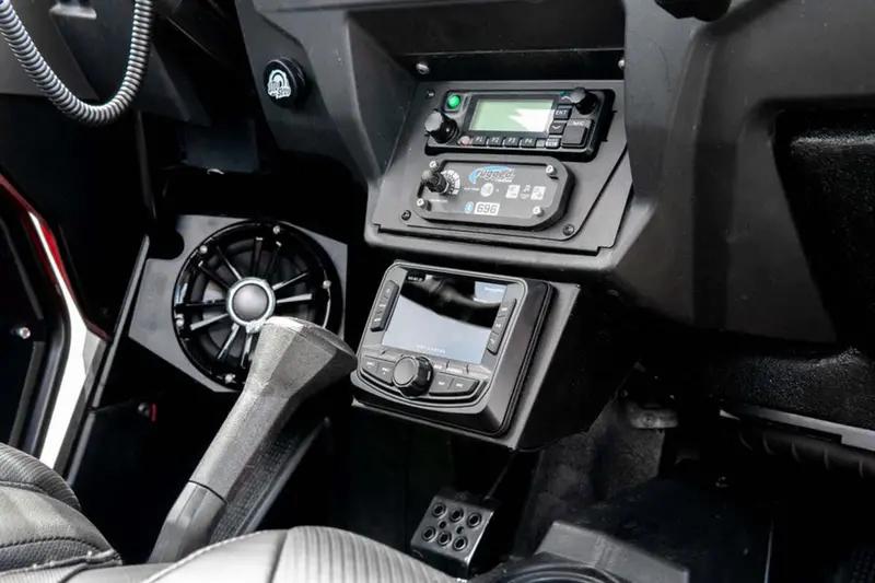 Utv Stereo Polaris Rzr Under Dash Display Mount 3