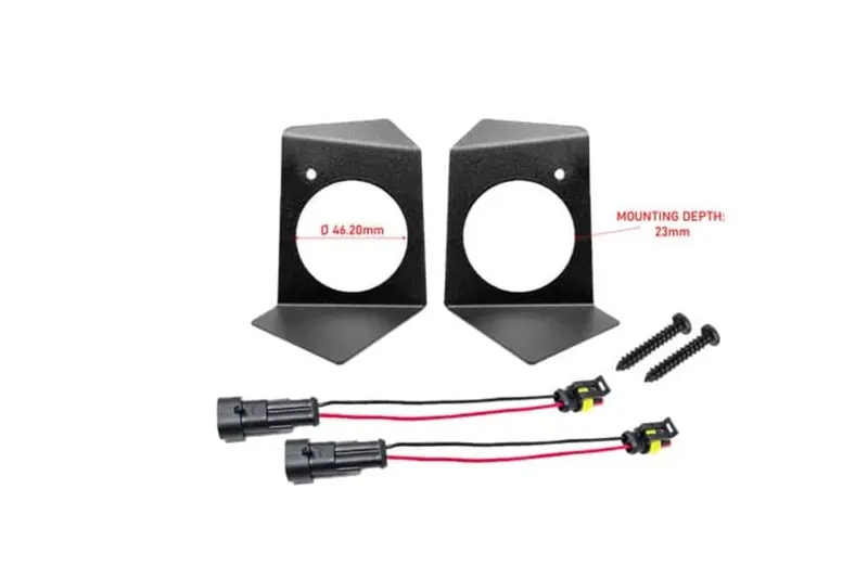Utv Stereo Polaris Xpedition Tweeter Adapters 2