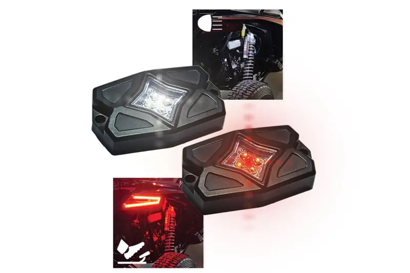 Utv Stereo Rgbw Rock Light Kit - 8Pcs 1
