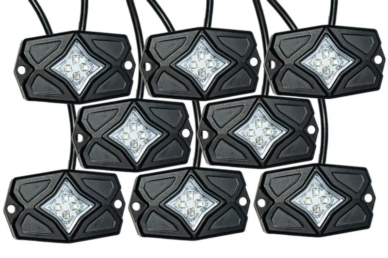 Utv Stereo Rgbw Rock Light Kit - 8Pcs 2