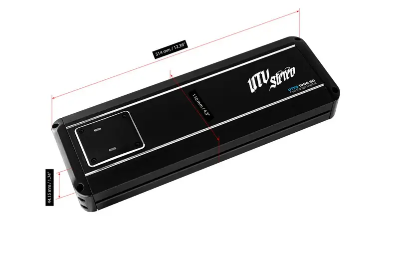 Utv Stereo Signature Series 1000W 5-Channel Amplifier 1