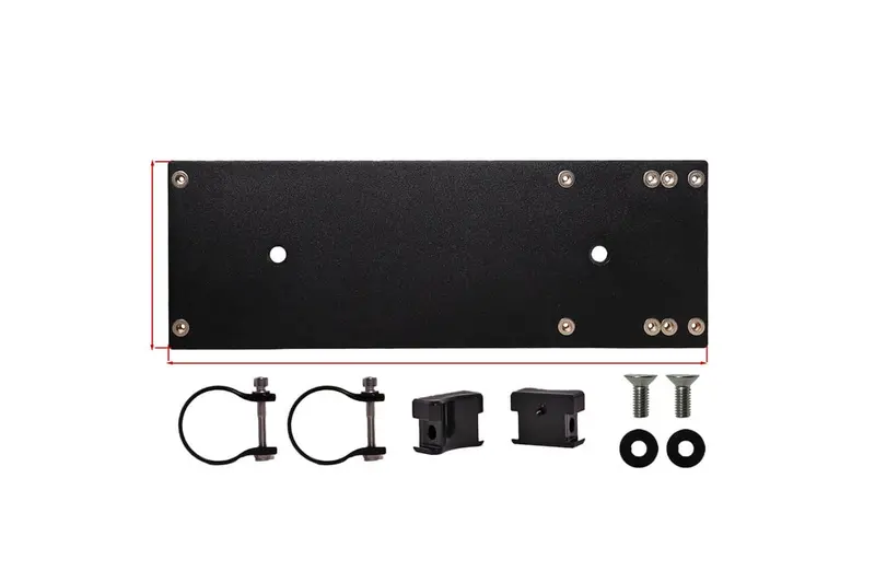 Utv Stereo Universal Amplifier Mount With Clamps 1