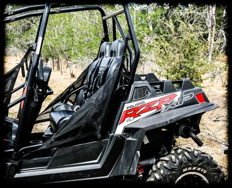 Utvma '10-'14 Polaris Rzr 900/800 Rear Bench Seat W/ Harnesses 10