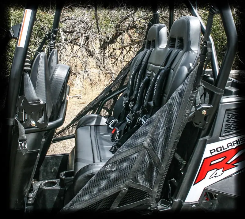 Utvma '10-'14 Polaris Rzr 900/800 Rear Bench Seat W/ Harnesses 7