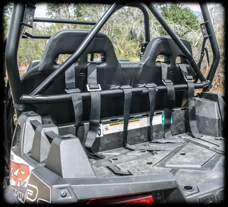 Utvma '10-'14 Polaris Rzr 900/800 Rear Bench Seat W/ Harnesses 9