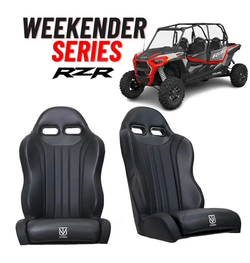 Utvma '14-'23 Polaris Rzr 900 "Weekender" Series Pair Of Front Or Rear Suspension Bucket Seats 1