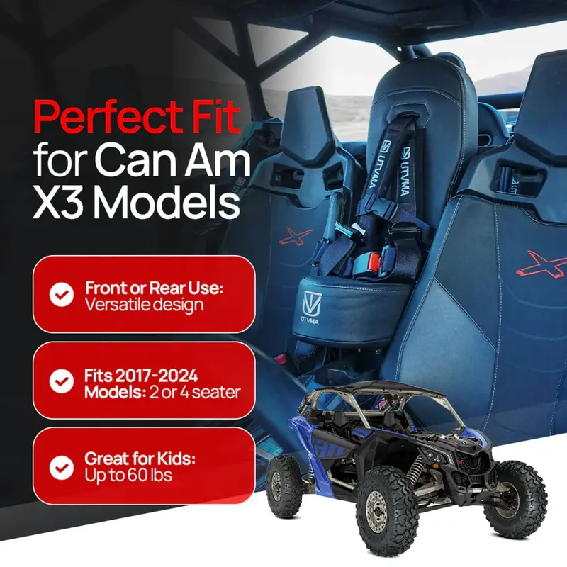 Utvma '17-'25 Can-Am Maverick X3 Max Bump Seat 10