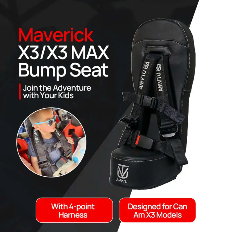 Utvma '17-'25 Can-Am Maverick X3 Max Bump Seat 11