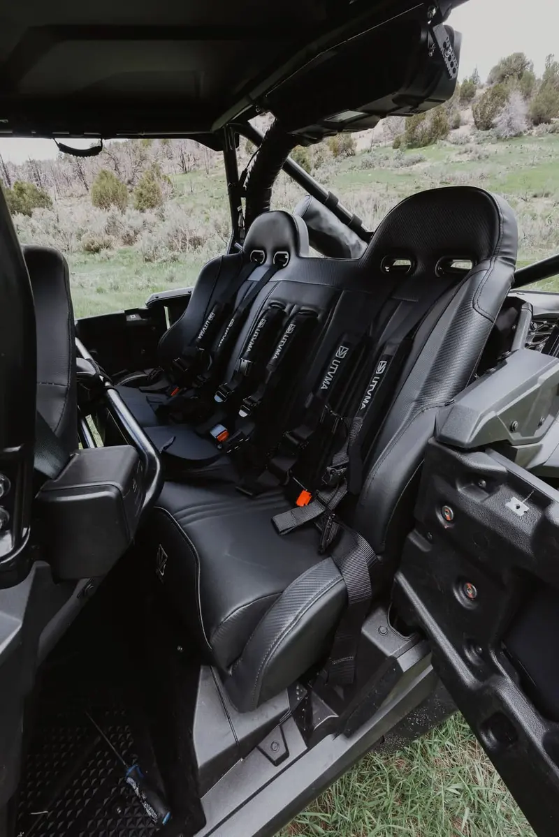 Utvma '19+ Honda Talon 4 Rear Bench Seat W/ Harnesses 12
