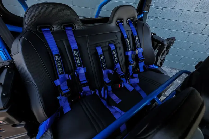Utvma '19+ Honda Talon 4 Rear Bench Seat W/ Harnesses 14