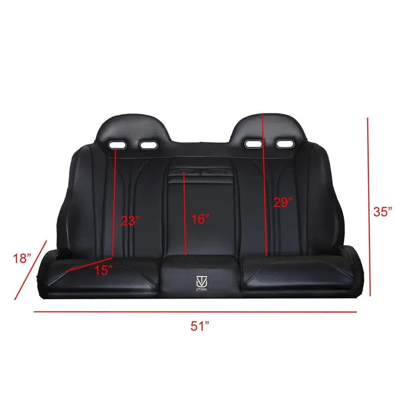 Utvma '19+ Honda Talon 4 Rear Bench Seat W/ Harnesses 15