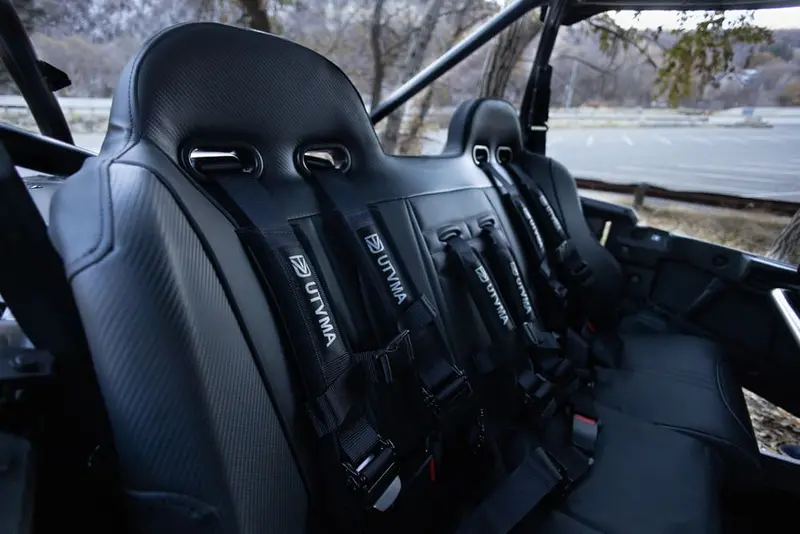 Utvma '19+ Honda Talon 4 Rear Bench Seat W/ Harnesses 16