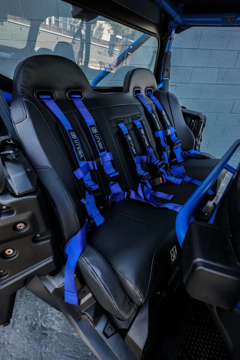 Utvma '19+ Honda Talon 4 Rear Bench Seat W/ Harnesses 4