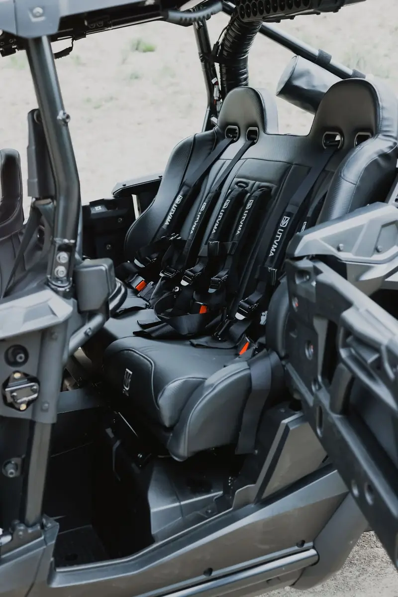 Utvma '19+ Honda Talon 4 Rear Bench Seat W/ Harnesses 7