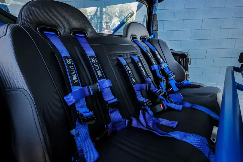 Utvma '19+ Honda Talon 4 Rear Bench Seat W/ Harnesses 9