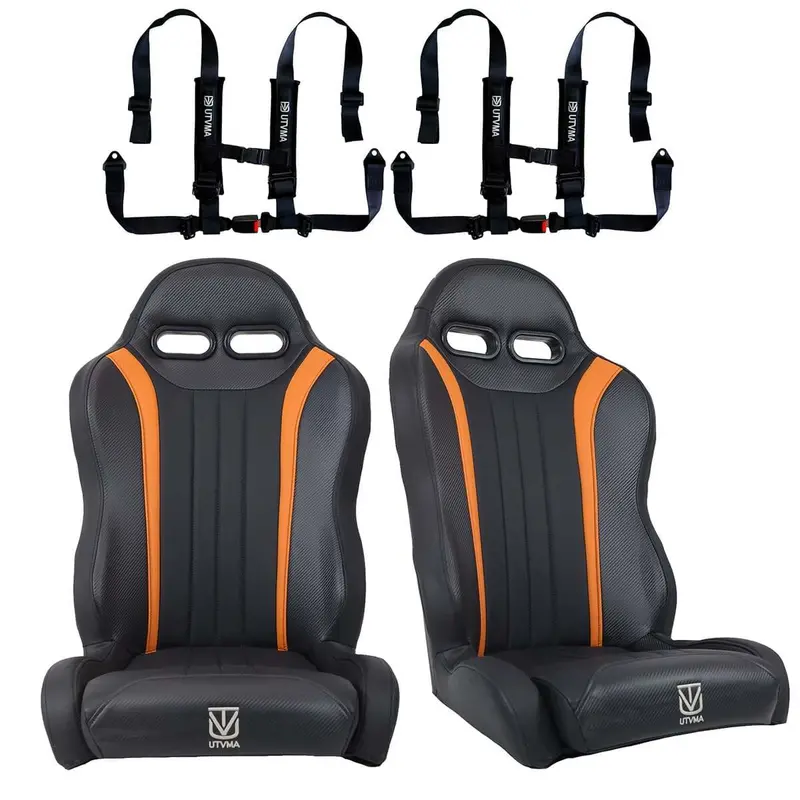 Utvma '22-'24 Polaris Rzr Turbo R 2 & 4 Seater Suspension Weekender Series Front Bucket Seats W/ Quick Mount Bracket - Pair 14