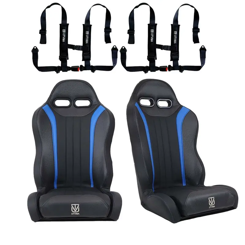 Utvma '22-'24 Polaris Rzr Turbo R 2 & 4 Seater Suspension Weekender Series Front Bucket Seats W/ Quick Mount Bracket - Pair 15