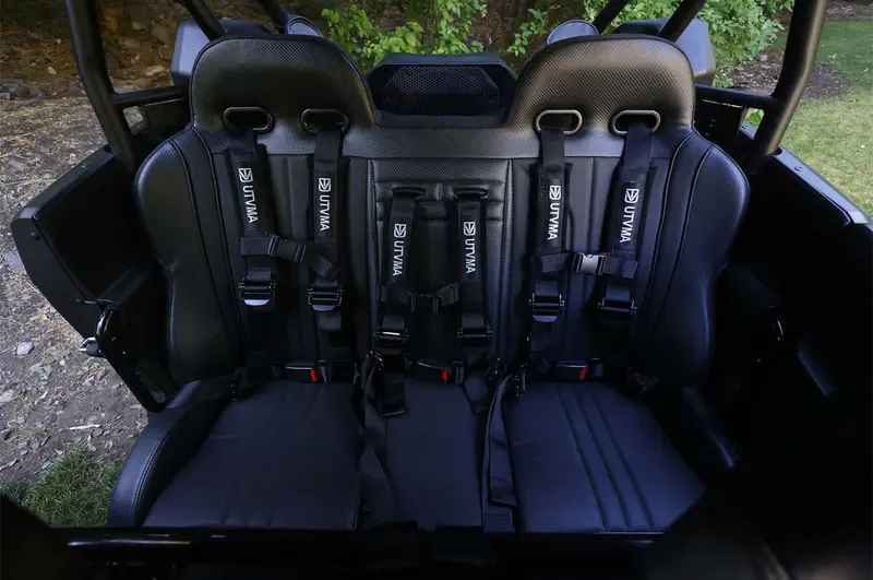 Utvma '23-'25 Kawasaki Krx 4 Rear Bench Seat W/ Harnesses 2