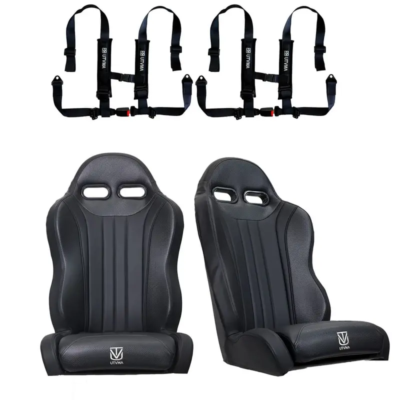 Utvma '24-'25 Can-Am Maverick R 2 & 4 Seater Weekender Series Front Suspension Bucket Seats - Pair 3
