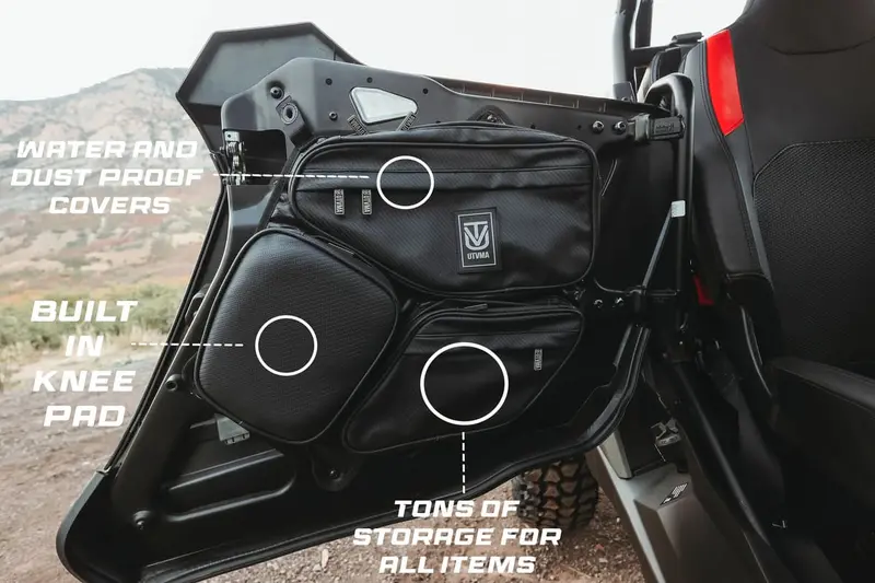 Utvma '24+ Polaris Rzr Xp 1000 Rear Door Bag Set 2