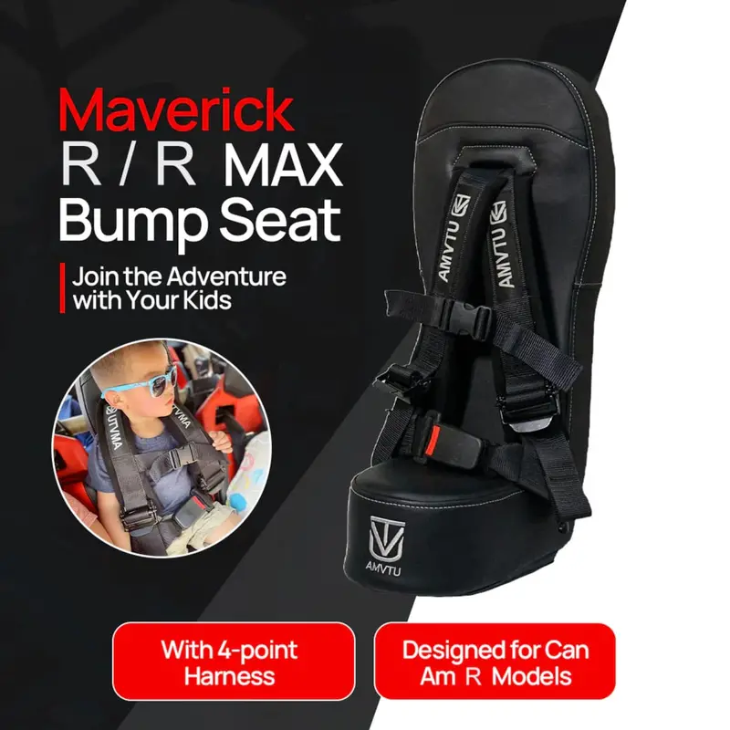 Utvma '25 Can-Am Maverick R Max Front Bump Seat 9