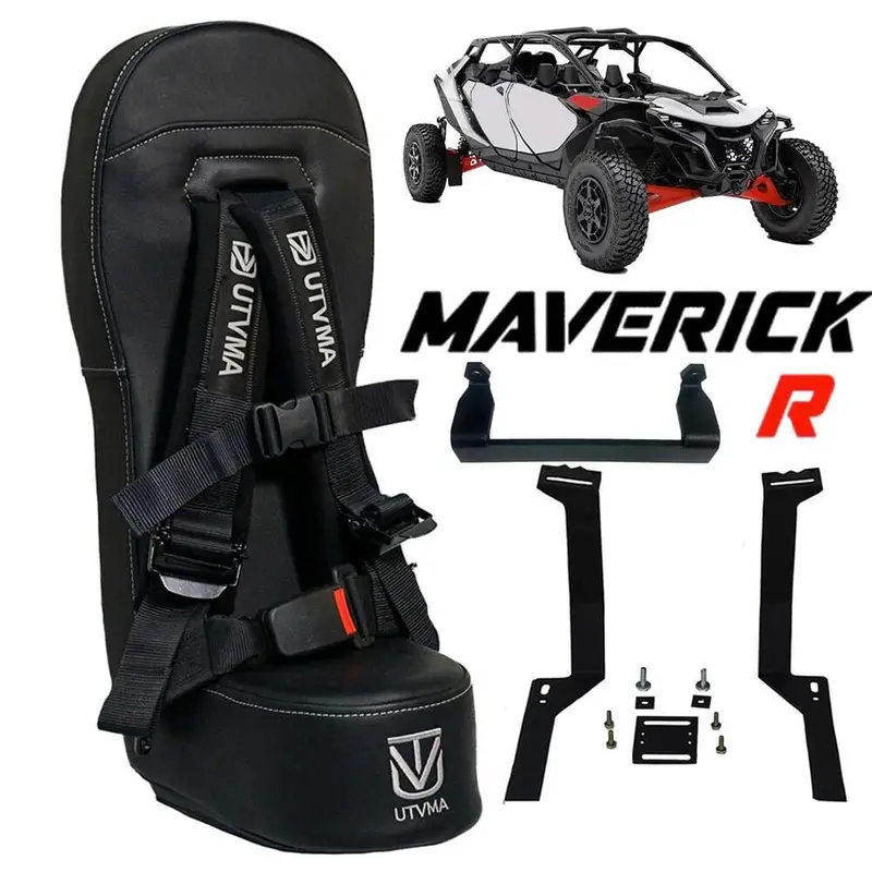 Utvma '25+ Can-Am Maverick R Max Rear Bump Seat 1