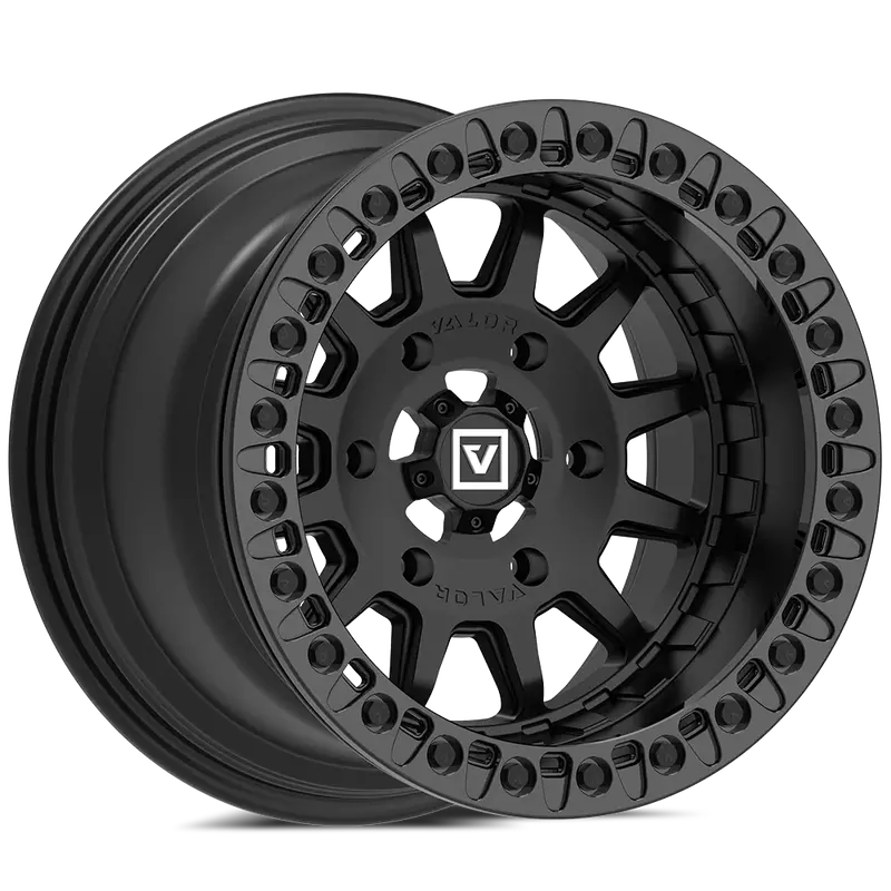 Valor Off-Road V09 Beadlock - Satin Black 12