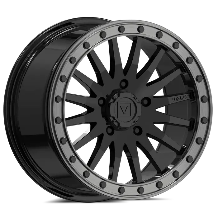 Valor Offroad V06 Beadlock 5-Lug – Gloss Black 1