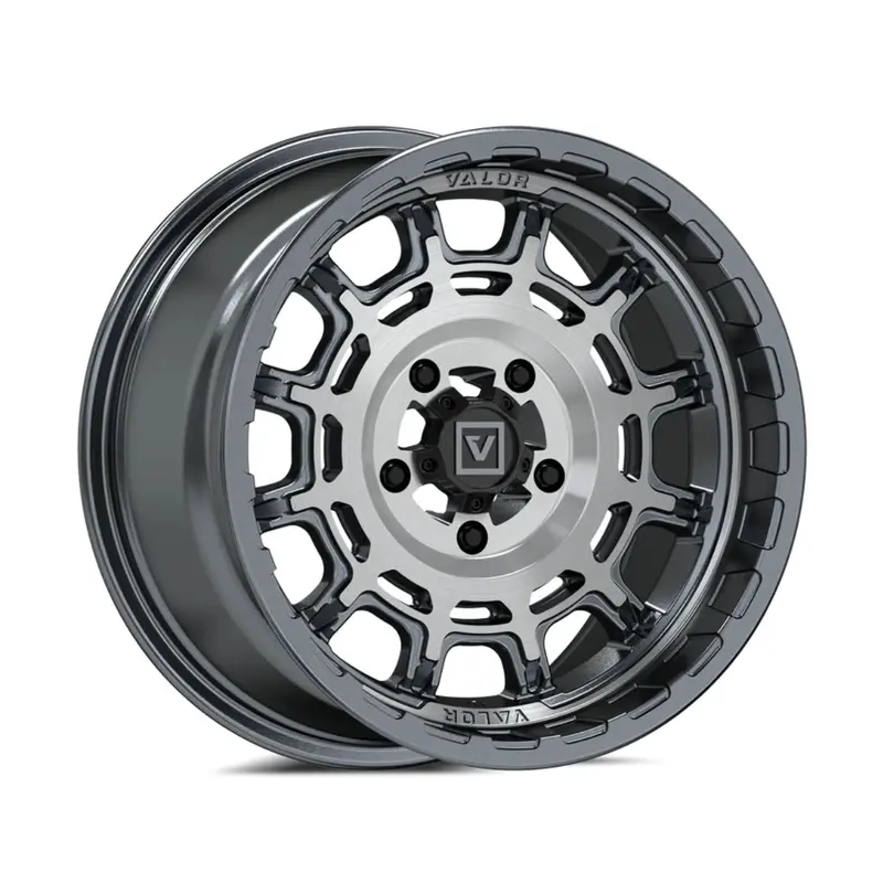 Valor Offroad V17 Utv Wheel - Brushed Gunmetal 1