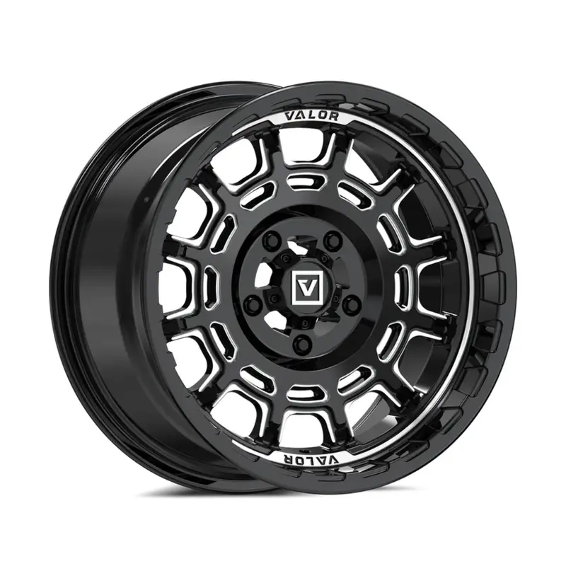 Valor Offroad V17 Utv Wheel - Gloss Black Milled 1