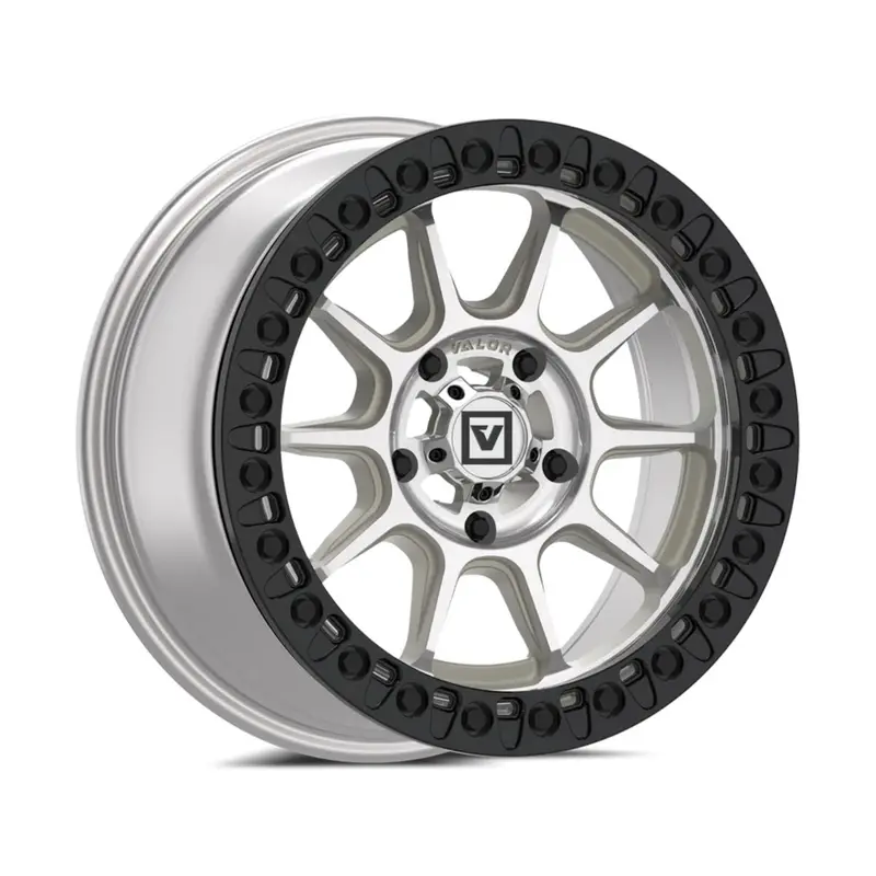 Valor Offroad V18 Beadlock Utv Wheel - Raw Machined 1