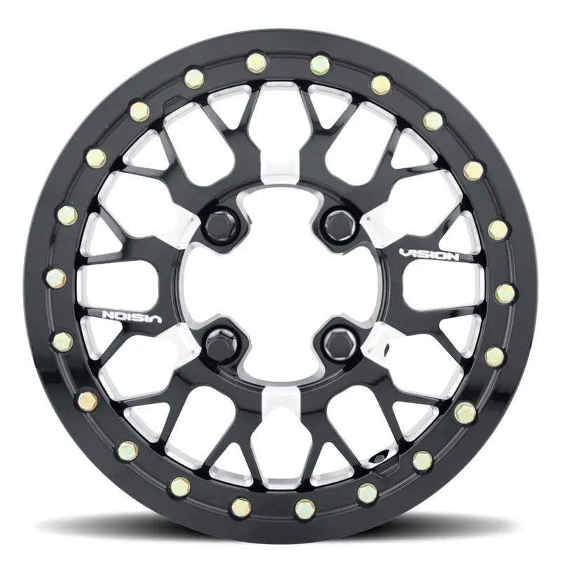 Vision Wheel 346Bl Storm - Black Milled With Beadlock 1