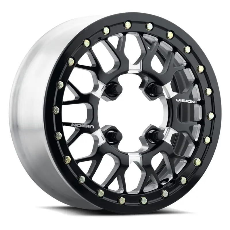 Vision Wheel 346Bl Storm - Black Milled With Beadlock 2