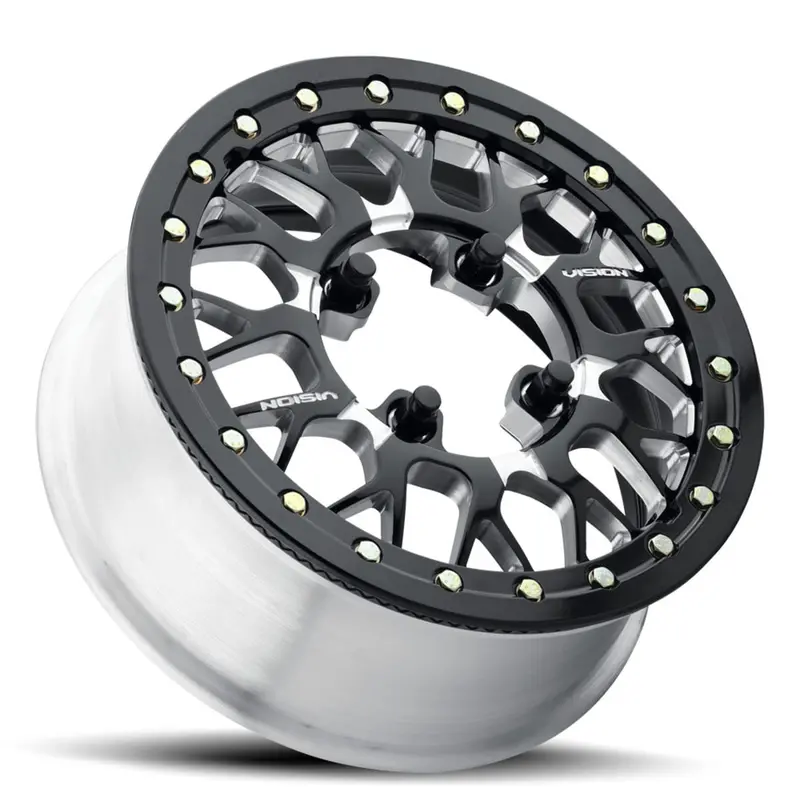 Vision Wheel 346Bl Storm - Black Milled With Beadlock 3