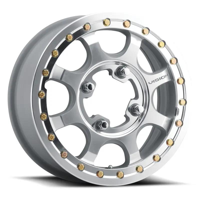 Vision Wheel 4 Lug 351Bl Flow Utv Beadlock - Cast Machined Face Machined Ring/Lip 1