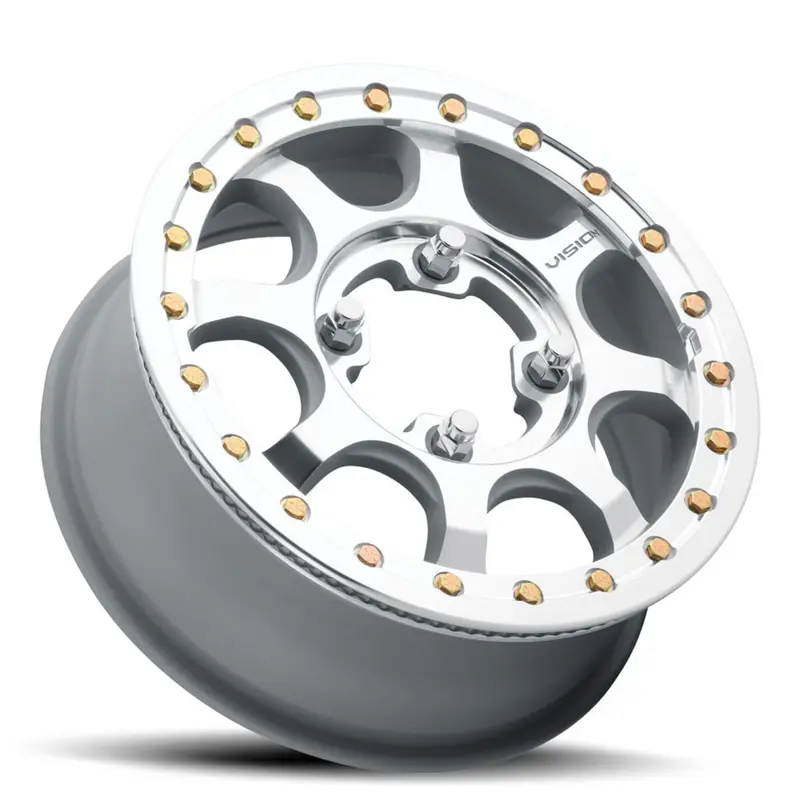 Vision Wheel 4 Lug 351Bl Flow Utv Beadlock - Cast Machined Face Machined Ring/Lip 2