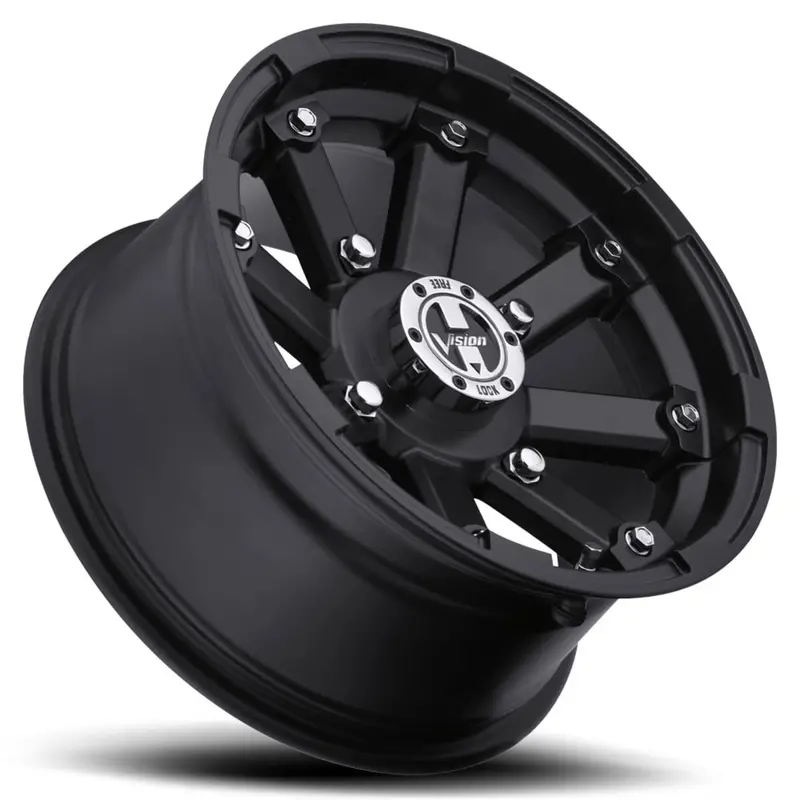 Vision Wheel 4 Lug 393 Lock Out - Matte Black 2