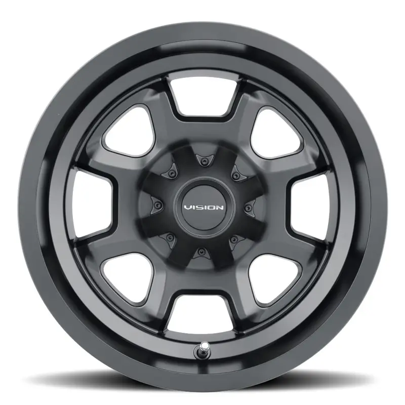Vision Wheel 4 Lug 415 Bomb - Matte Black 1